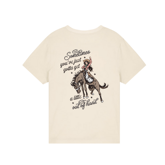 Outta Hand Organic Cotton Ladies Tee natural-raw
