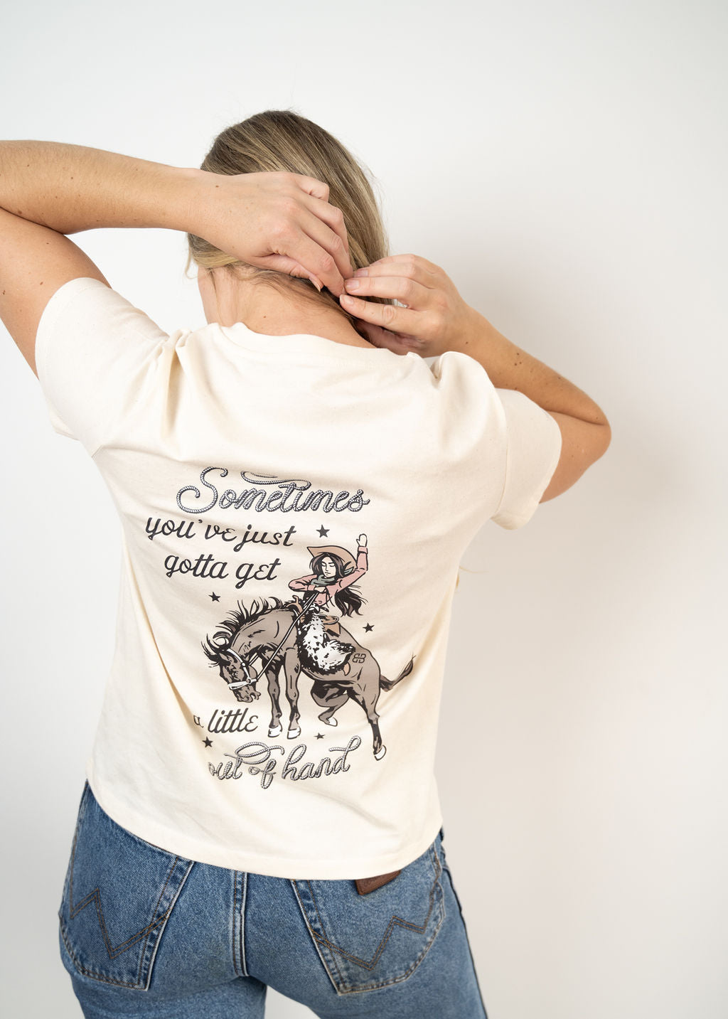 Outta Hand Organic Cotton Ladies Tee natural-raw