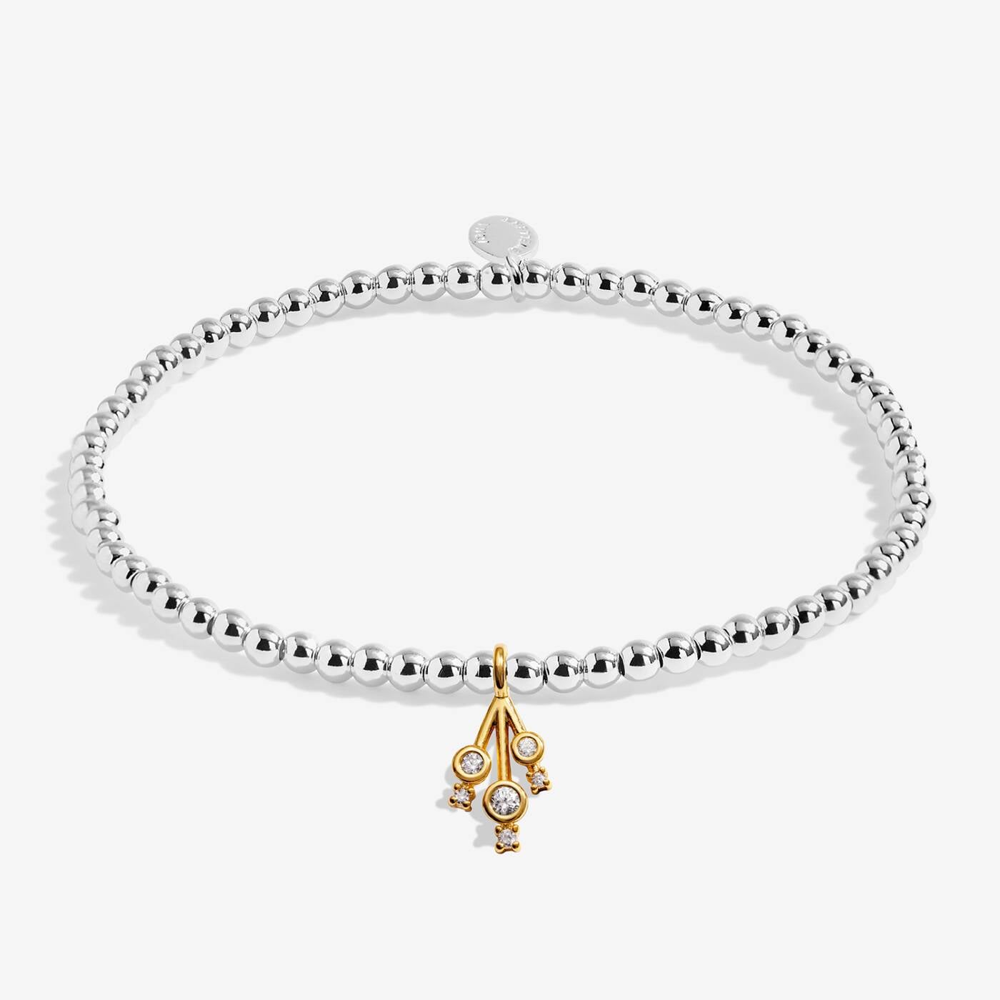 A Little 'Anything Is Possible' Bracelet In Silver and Gold Plating