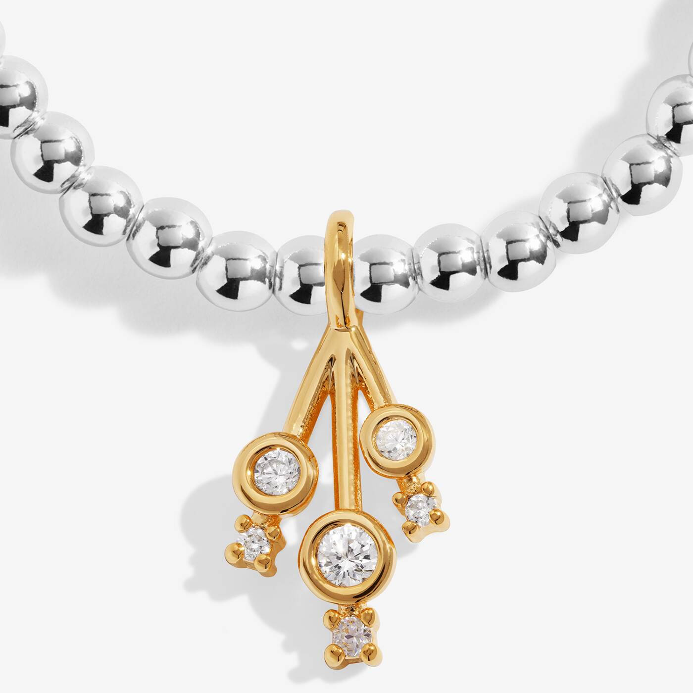 A Little 'Anything Is Possible' Bracelet In Silver and Gold Plating