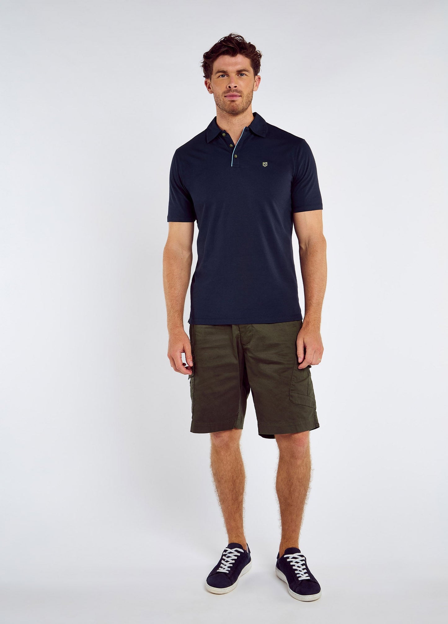 Kilmurray Three-Button Polo - Navy