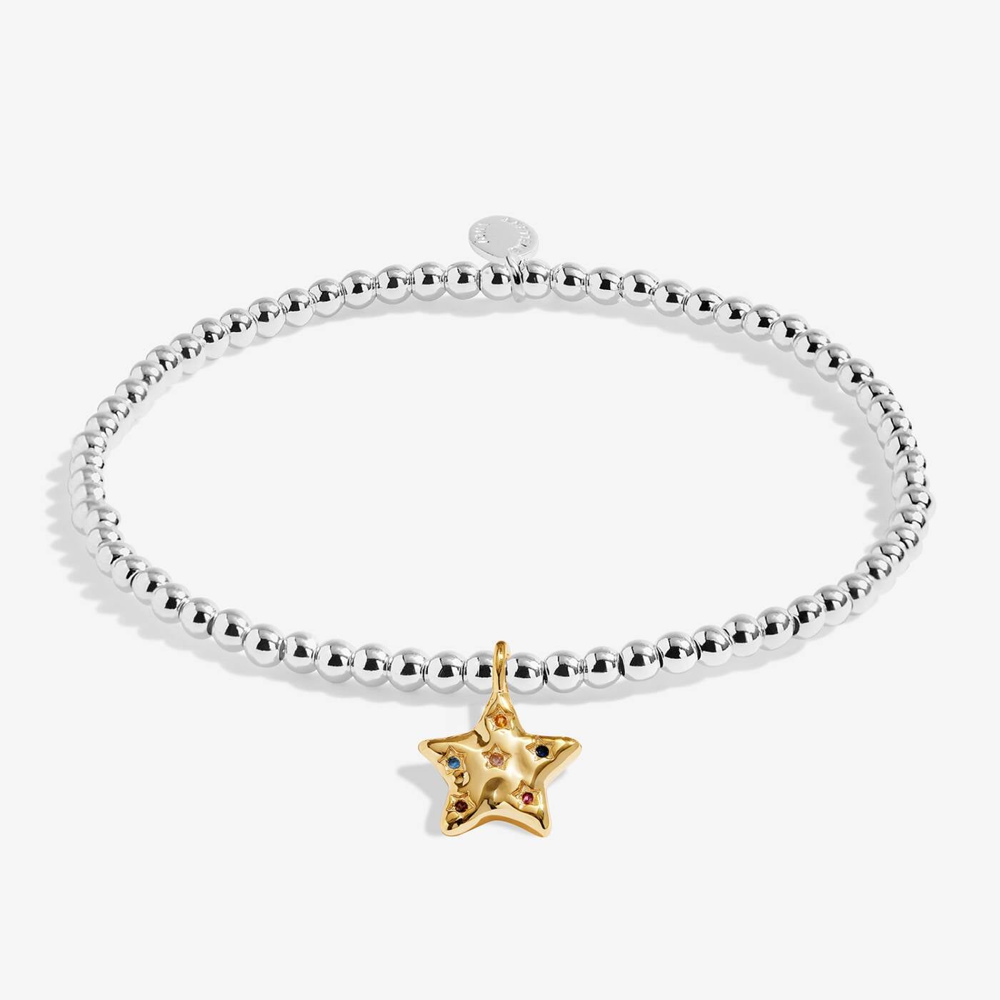 A Little 'Some Call It Chaos We Call It Family' Bracelet In Silver and Gold Plating