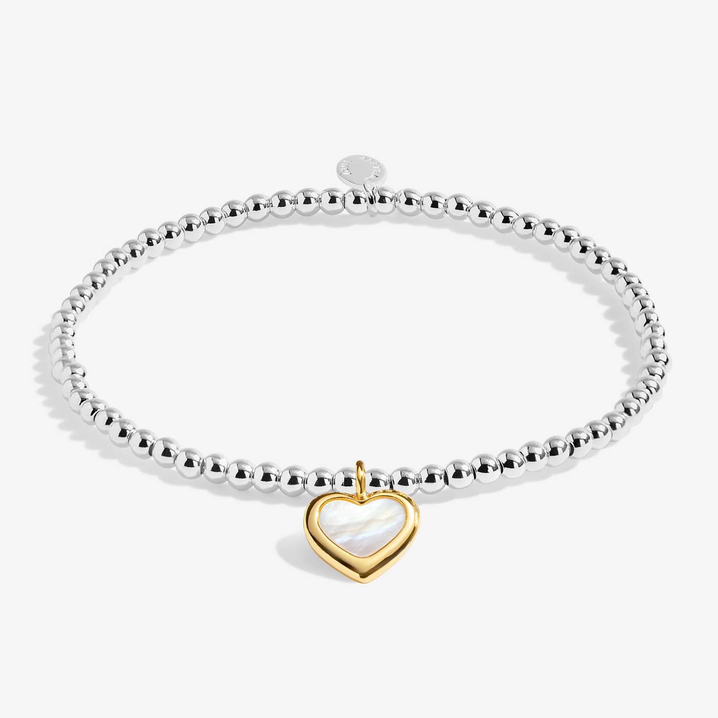 A Little 'With Love Always' Bracelet In Silver and Gold Plating