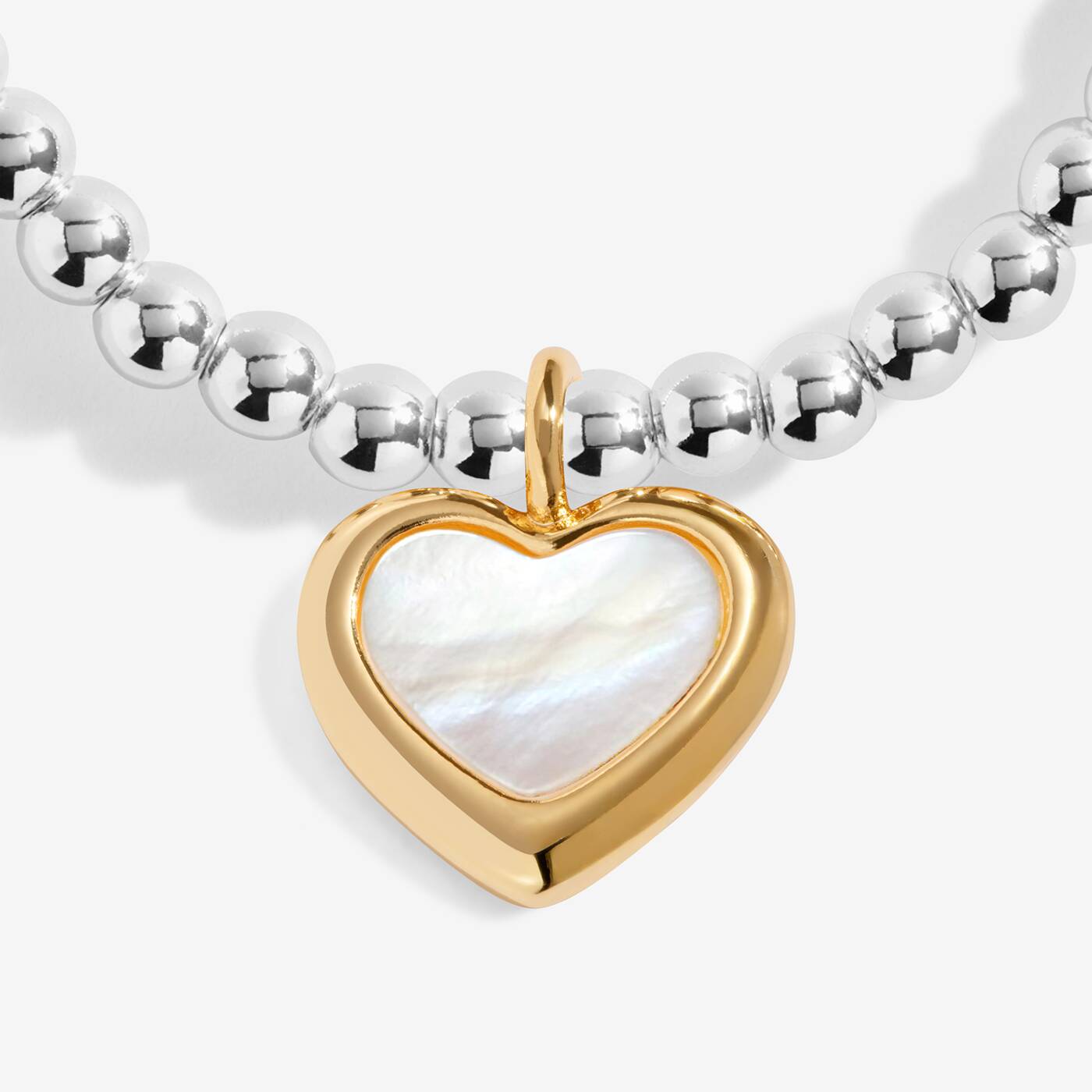 A Little 'With Love Always' Bracelet In Silver and Gold Plating