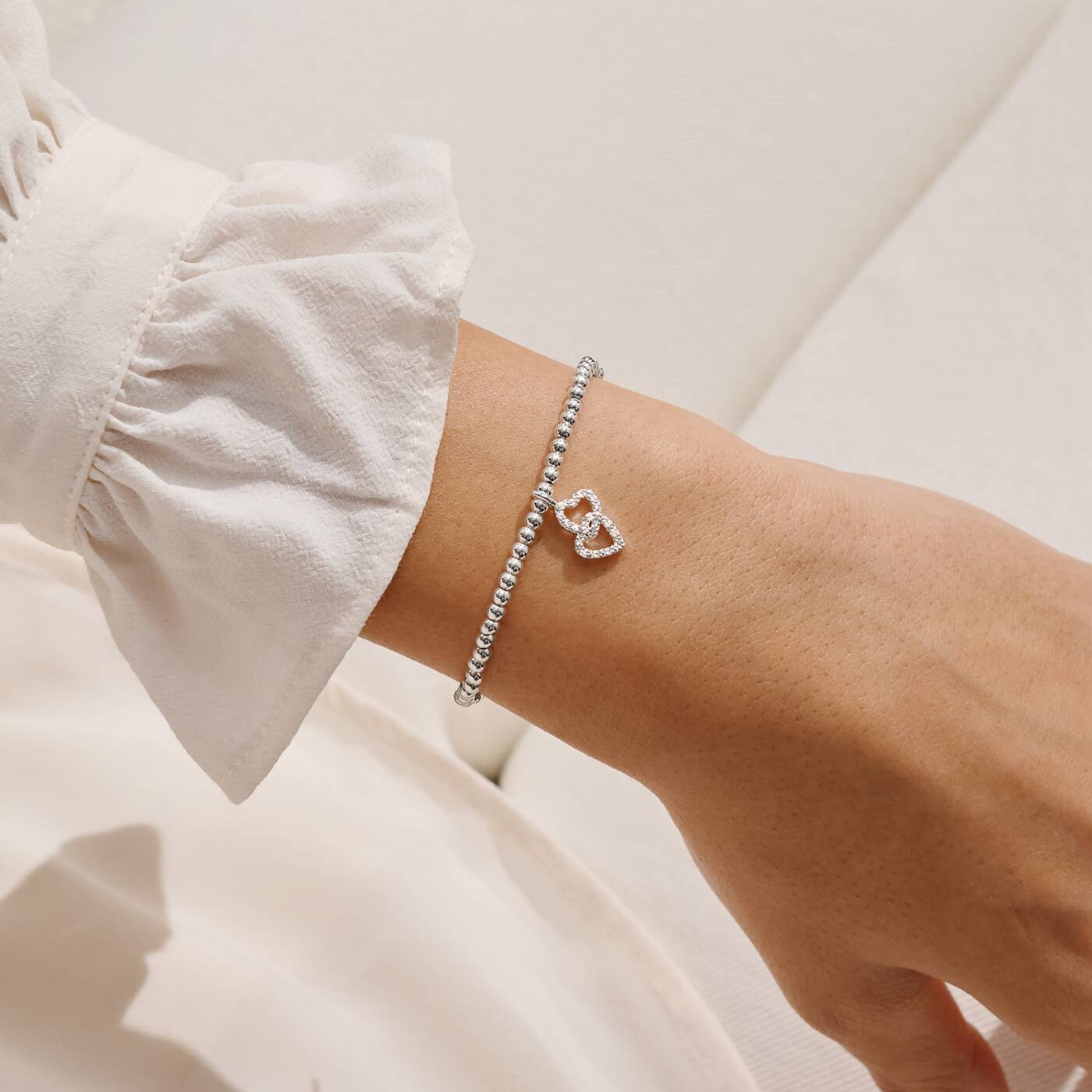 Confetti A Little 'Happy Birthday Friend' Bracelet In Silver Plating