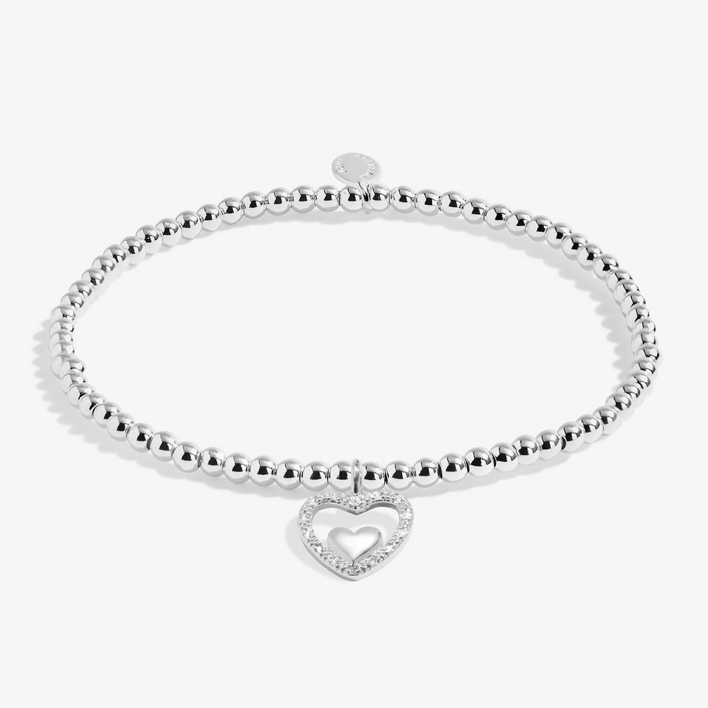 A Little 'Happy Birthday Nanny' Bracelet In Silver Plating
