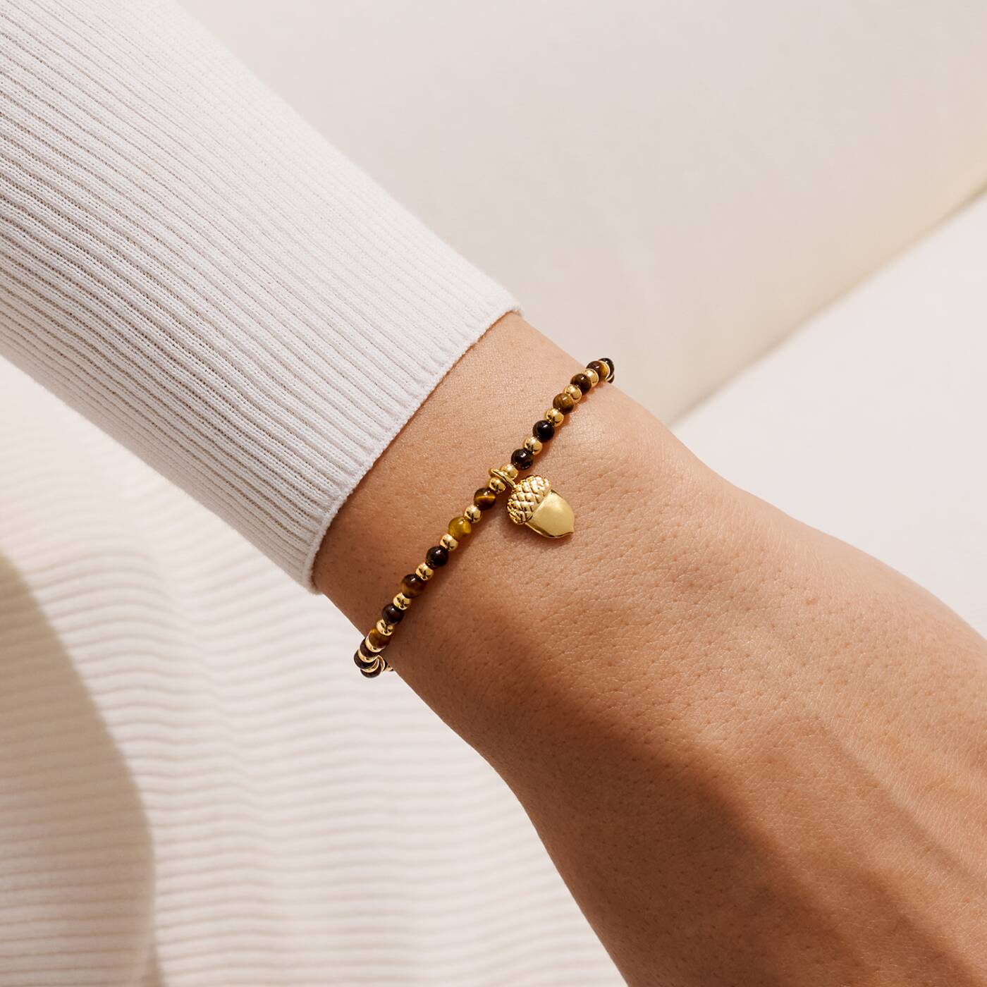 Autumn's Calling A Little 'Fresh Starts And New Beginnings' Bracelet In Gold Plating