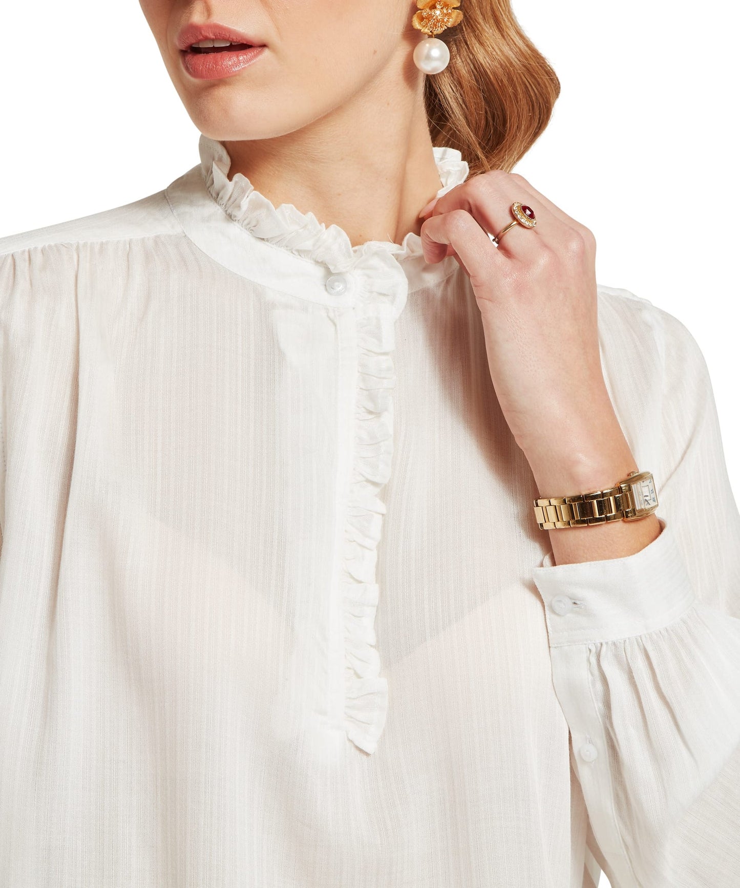 Chelsworth Blouse Soft White