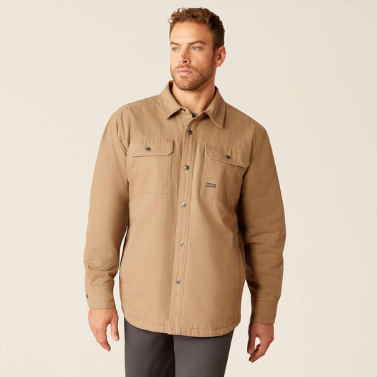 Rebar Canvas Shirt Jacket Khaki