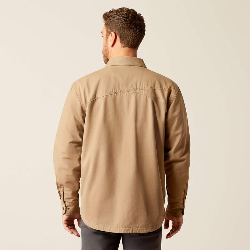Rebar Canvas Shirt Jacket Khaki