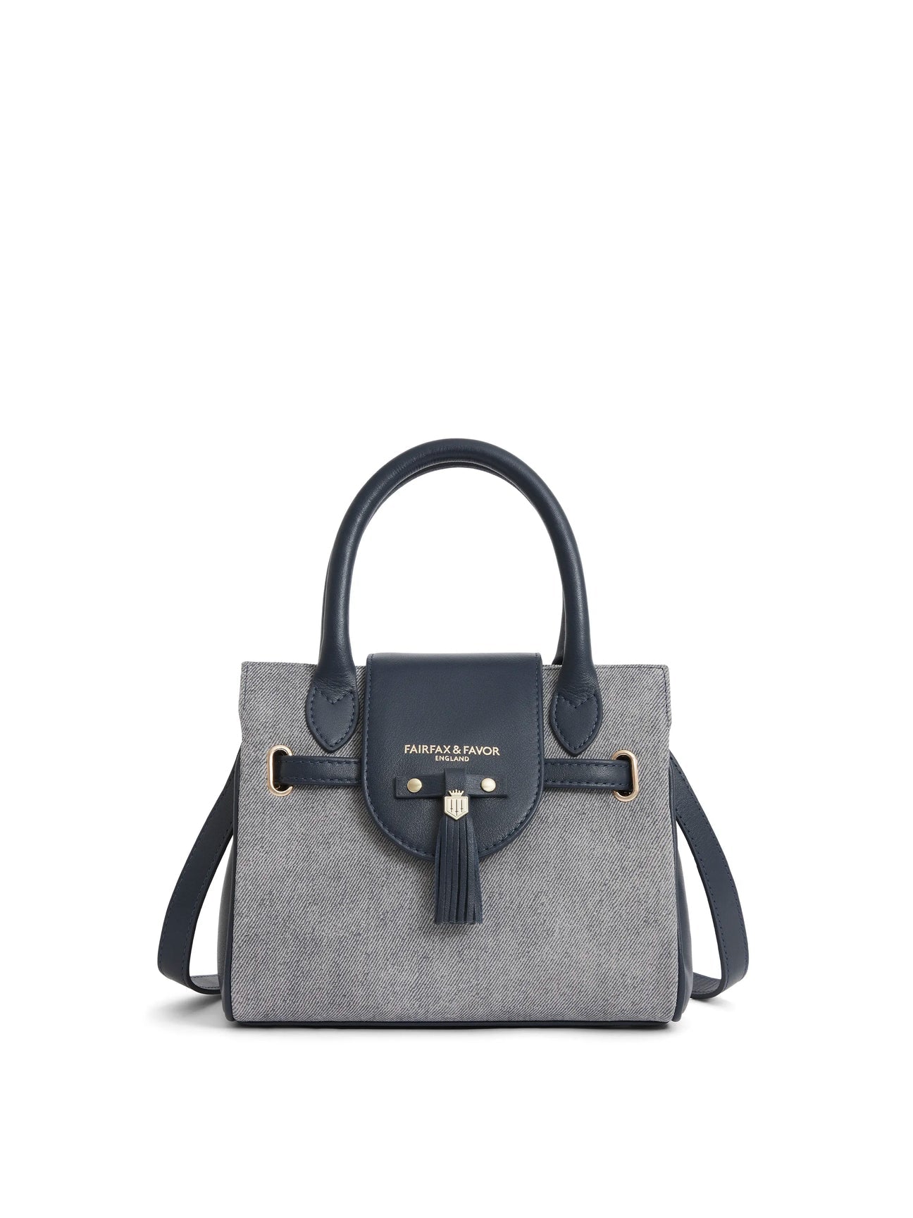 Windsor Denim Suede Mini Crossbody Bag