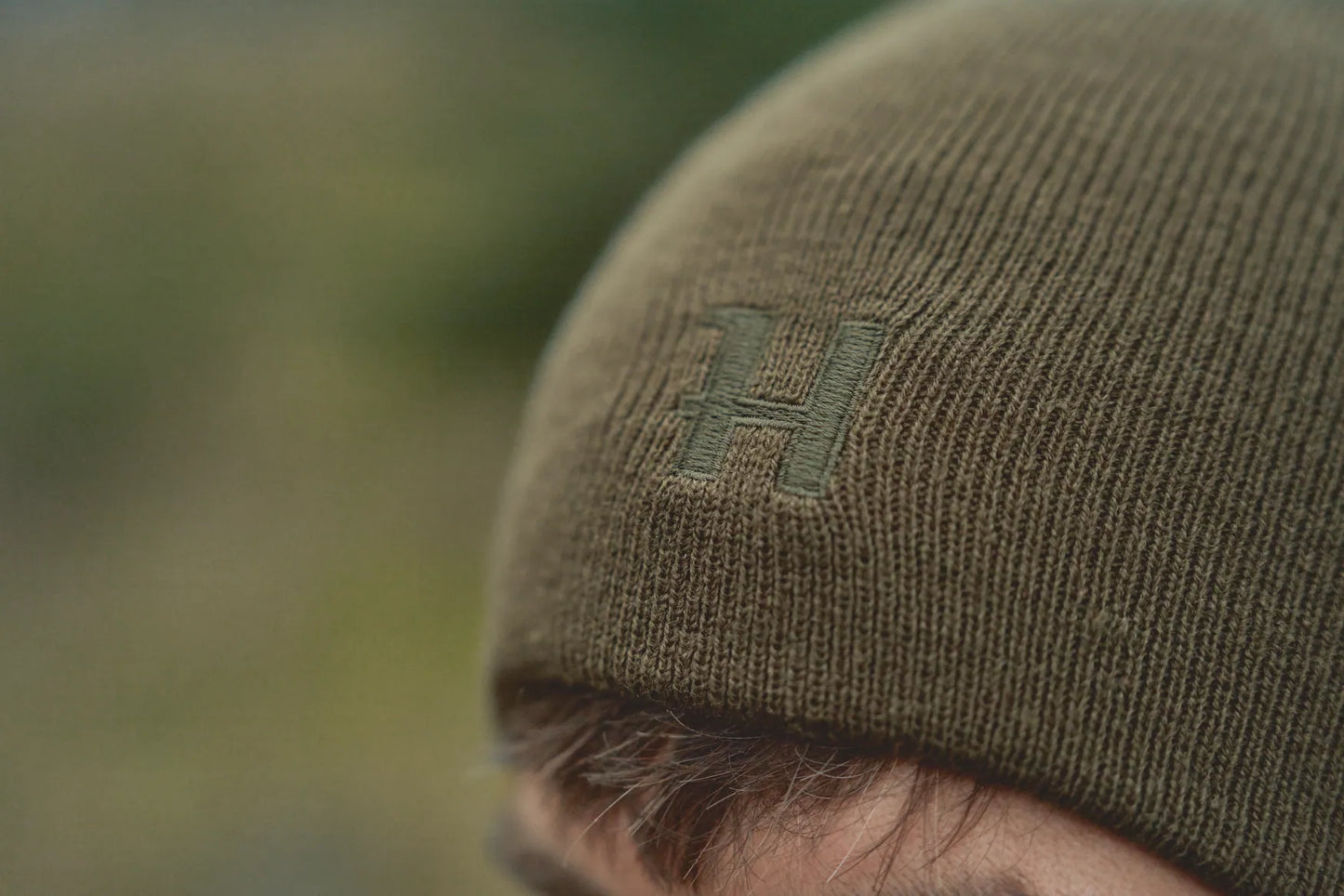 HÄRKILA Reversible Beanie Willow Green/Orange