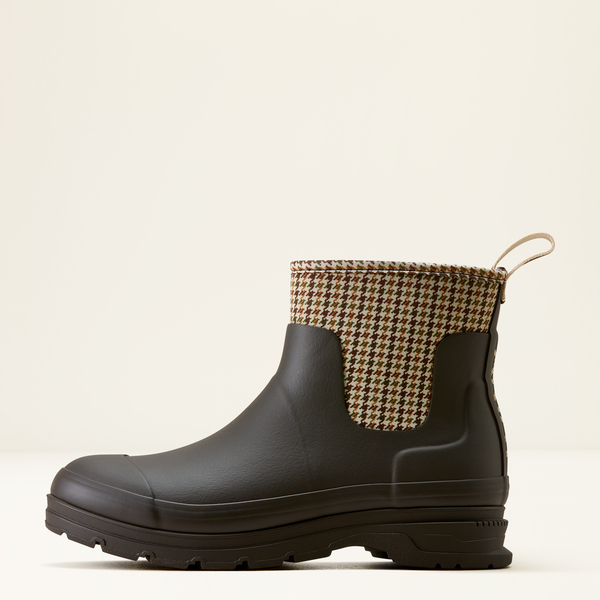 Kelmarsh Shortie Rubber Boot Chocolate