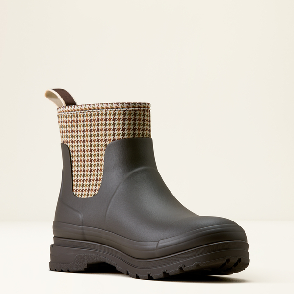Kelmarsh Shortie Rubber Boot Chocolate