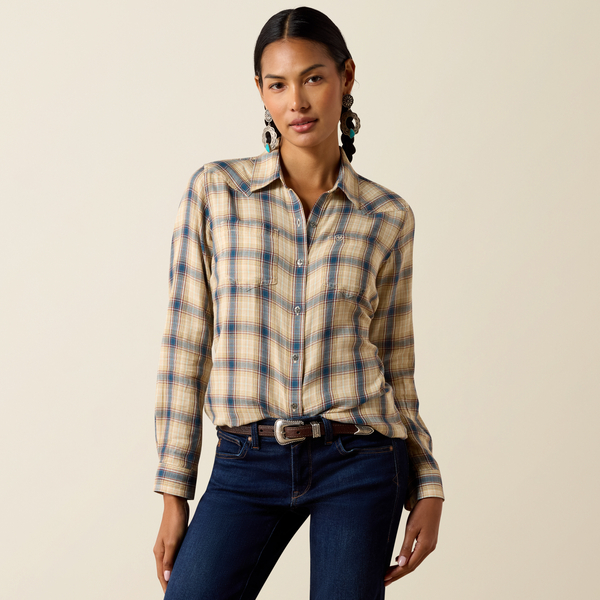 Billie Jean shirt Horizon Plaid