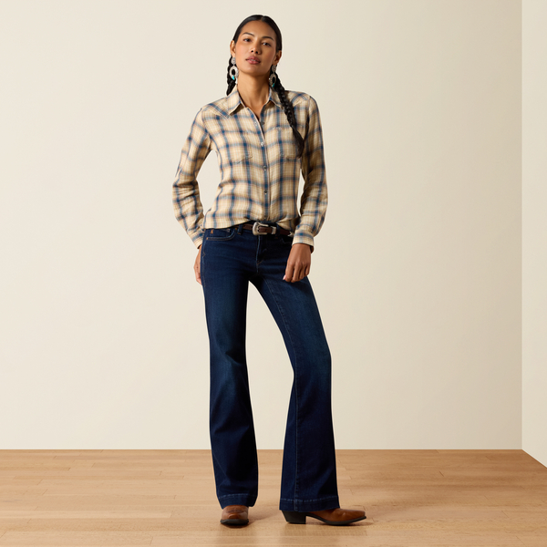 Billie Jean shirt Horizon Plaid