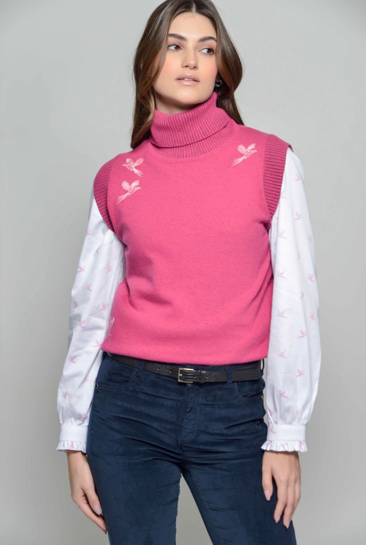 Amara Hot Pink Pheasants