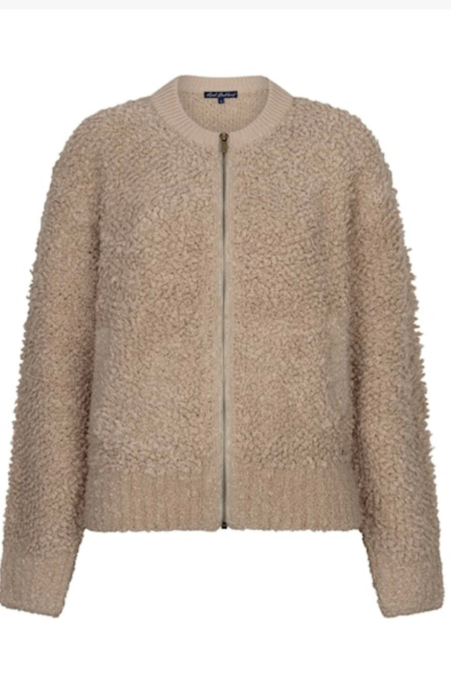 Bomber Knit Boucle Latte