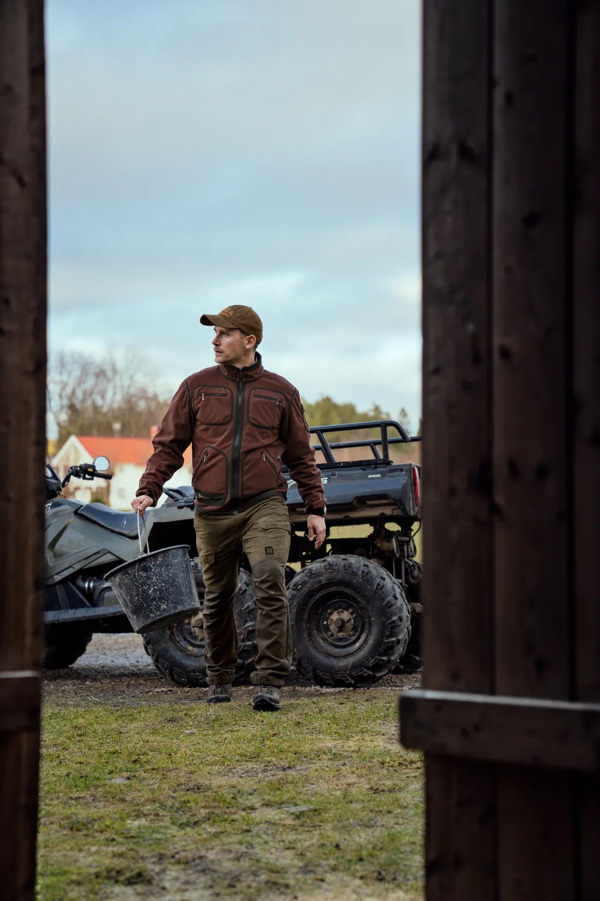 Kamco Fleece Green/Bordeaux