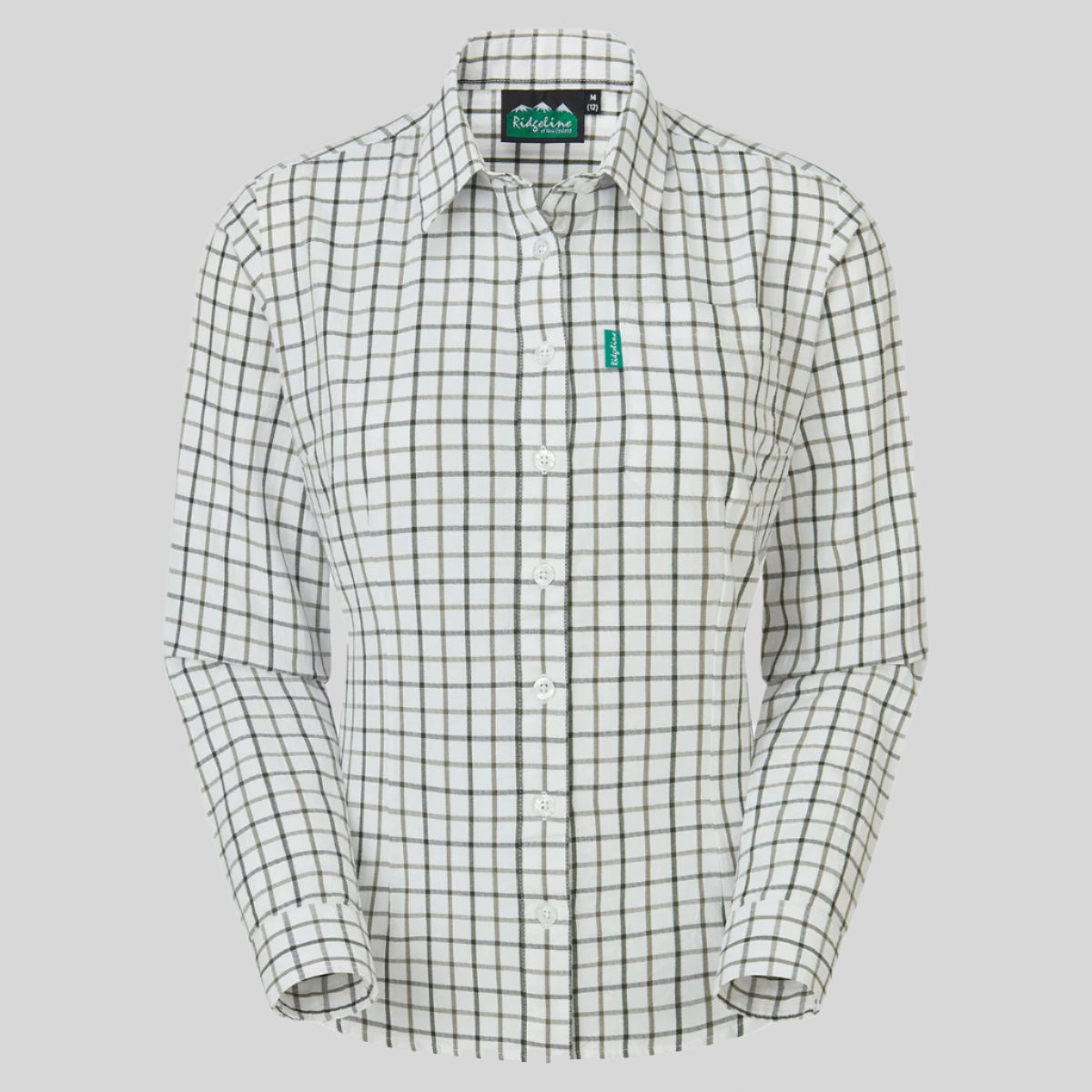 Ladies Swedgebrook Shirt Deep Forest/Smokey Olive