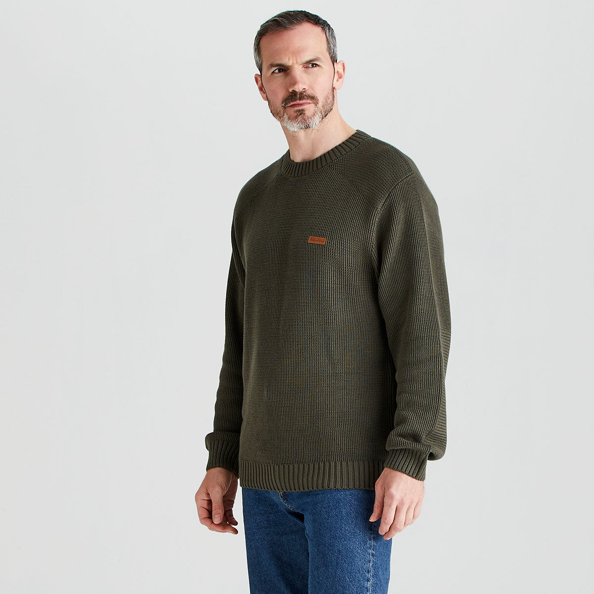 Men’s Journeyman Knit Jumper Moss