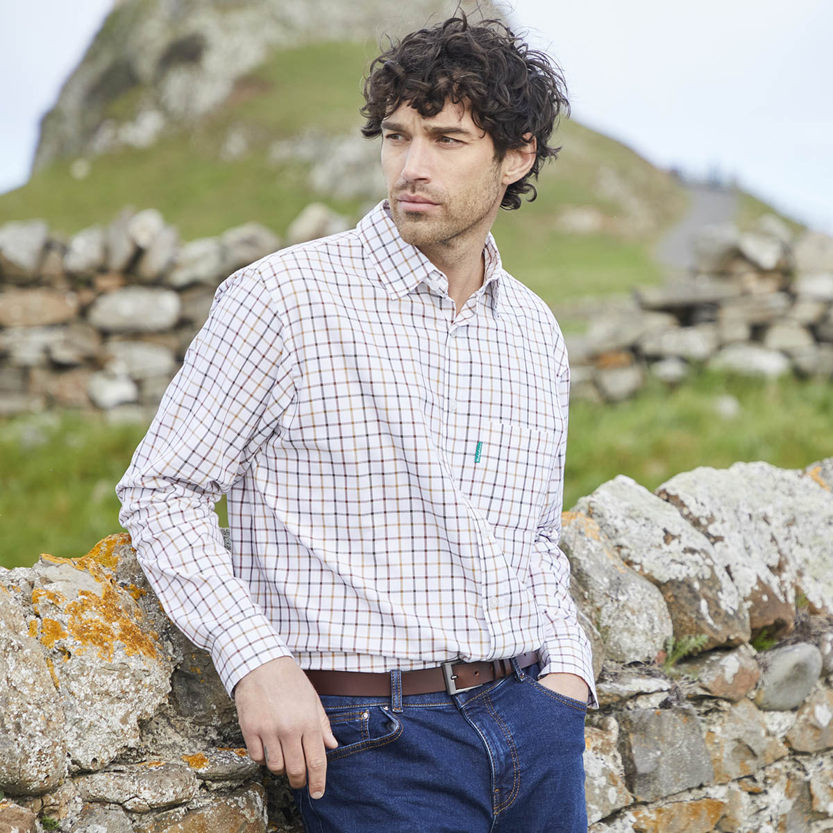 Men’s Sedgebrook Shirt Sienna/Nutmeg/Moss