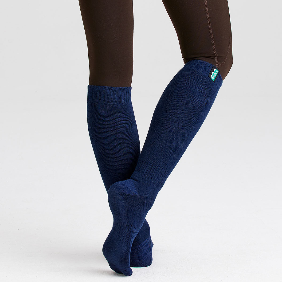 Unisex Cotton Work Socks Full Length Navy Multi 36