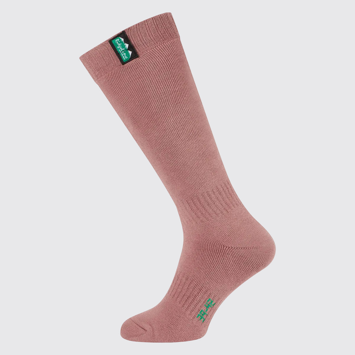 Unisex Cotton Work Socks Full Length Oxblood