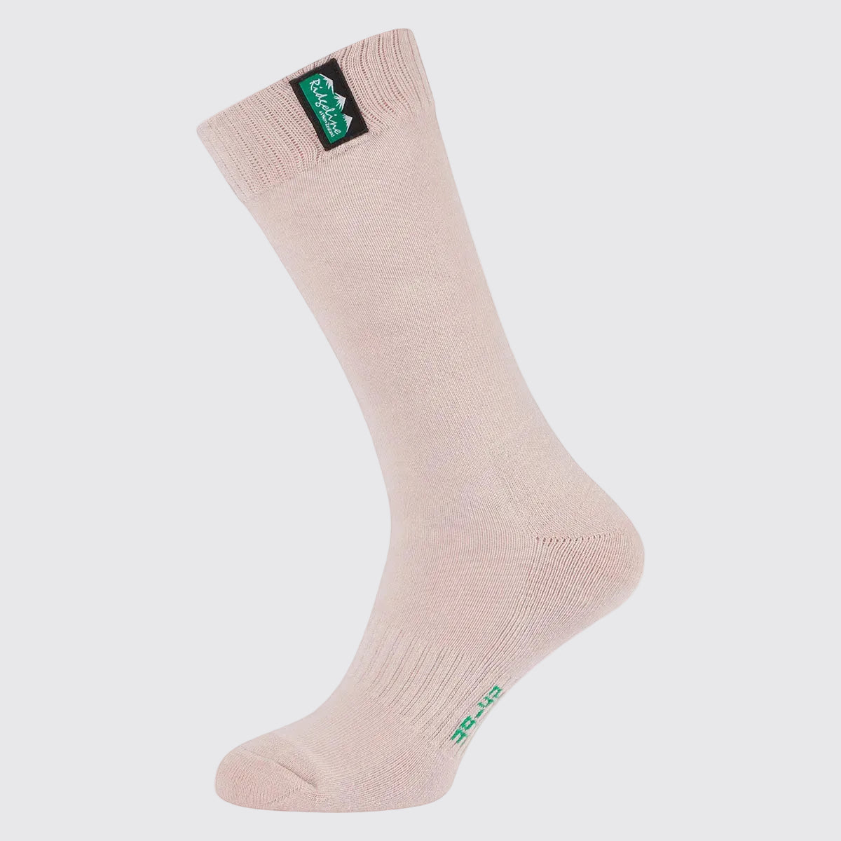 Unisex Cotton Work Socks Mid Length Oxblood