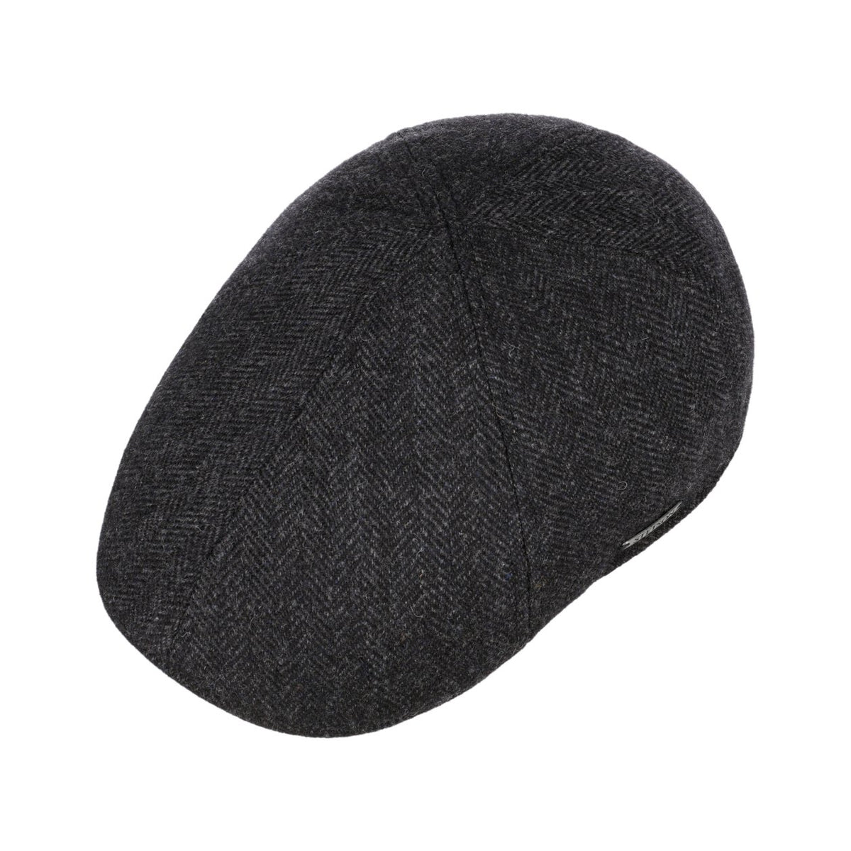 Texas Wool Herringbone Black/Grey