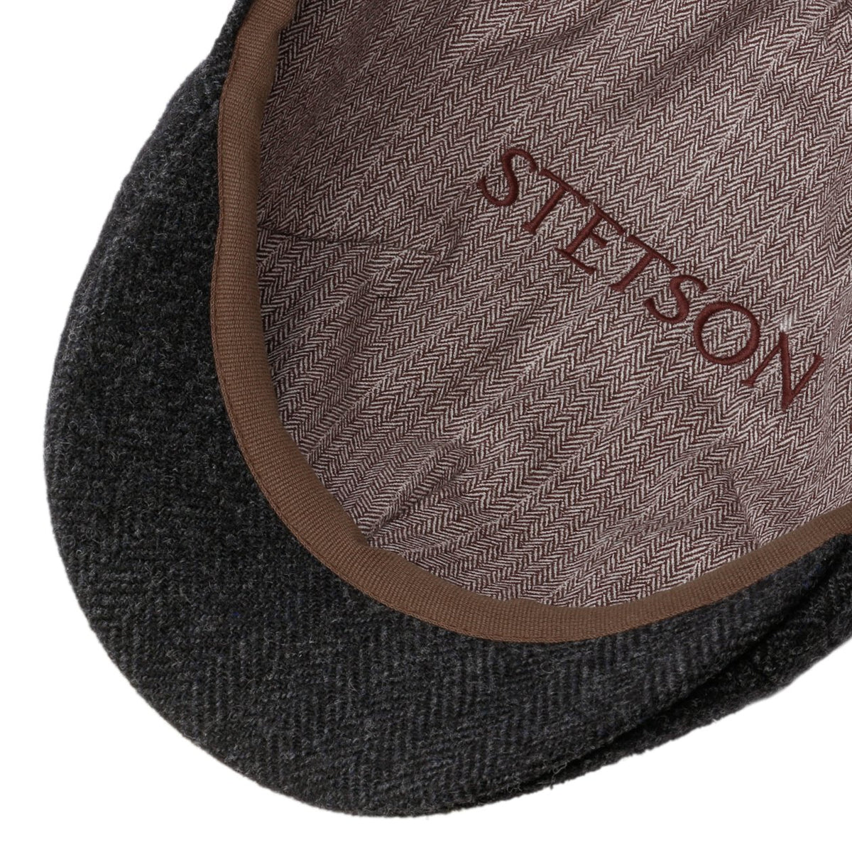 Texas Wool Herringbone Black/Grey