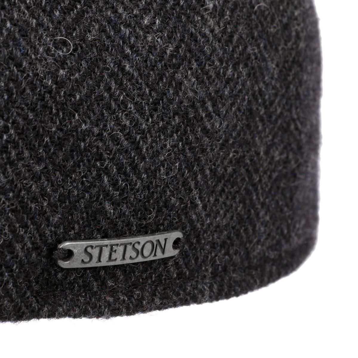 Texas Wool Herringbone Black/Grey