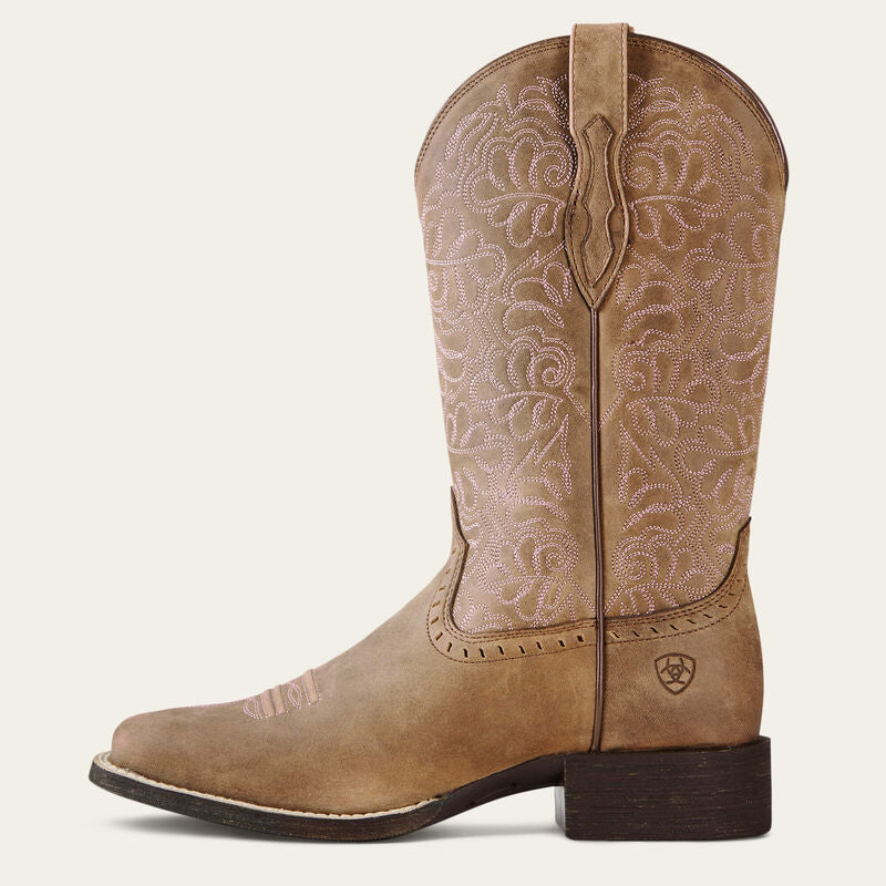 Round Up Remuda Wide Square Toe Western Boot