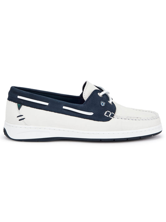 Marbella Deck Shoe White/Navy