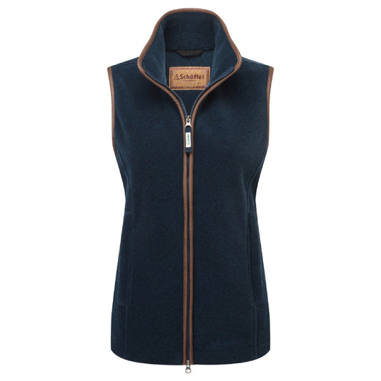 Lyndon Fleece Gilet Petrol Blue