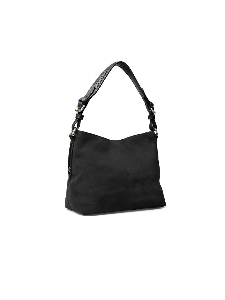 The Tetbury Women's Mini Tote Bag - Black Suede