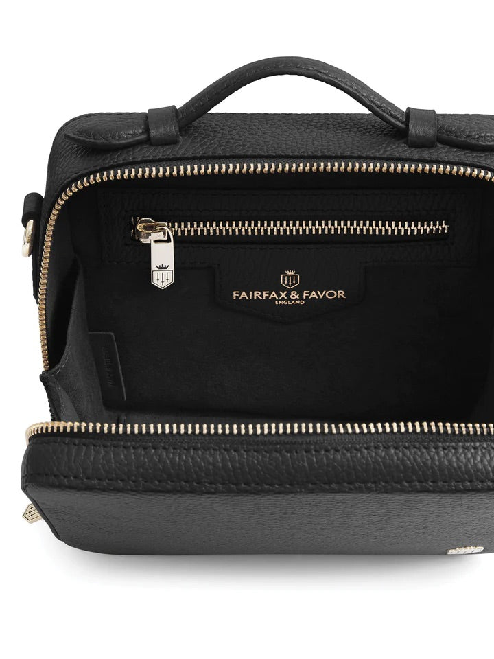 Ex Display The Buckingham Women's Crossbody Bag - Black Leather