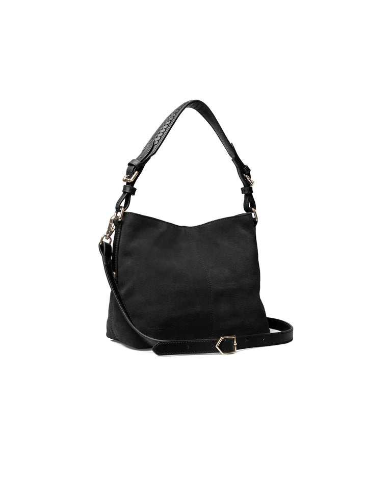 The Tetbury Women's Mini Tote Bag - Black Suede