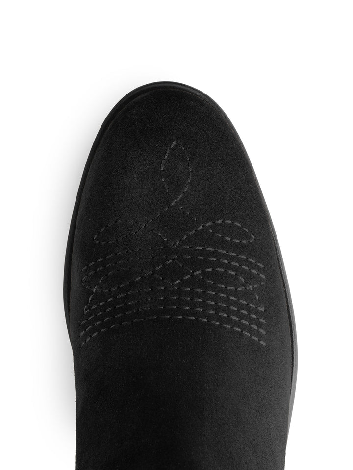 The Rockingham Chelsea Ankle Boot - Black Suede