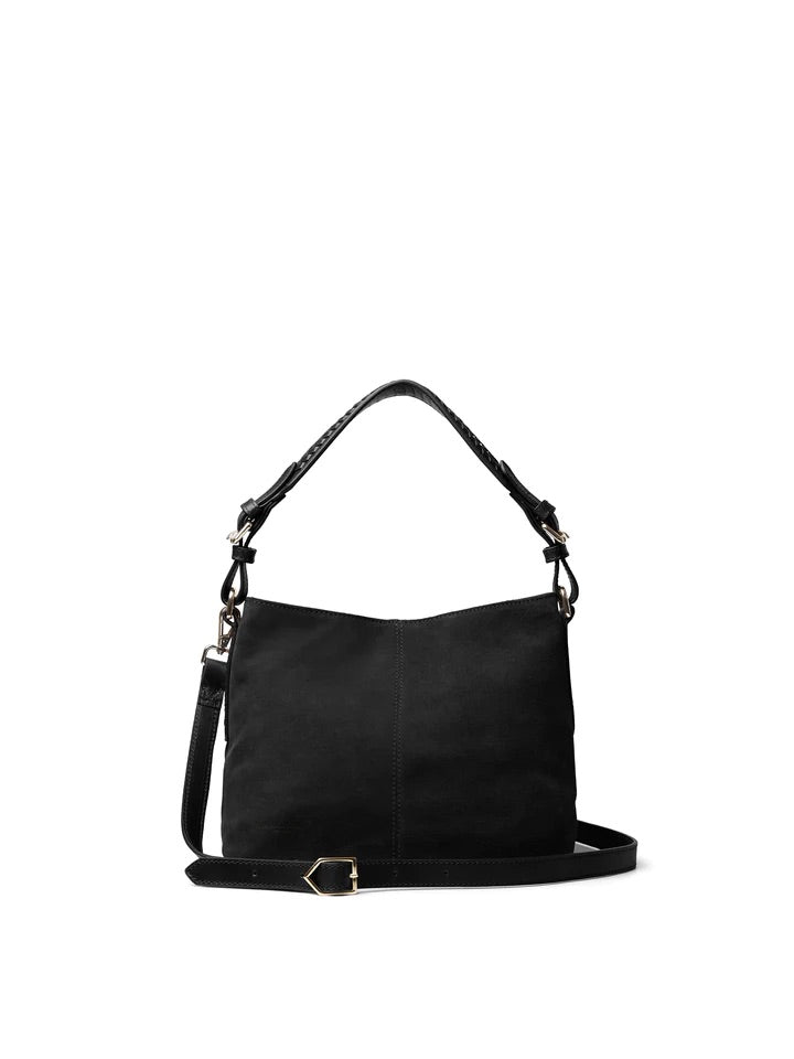 The Tetbury Women's Mini Tote Bag - Black Suede