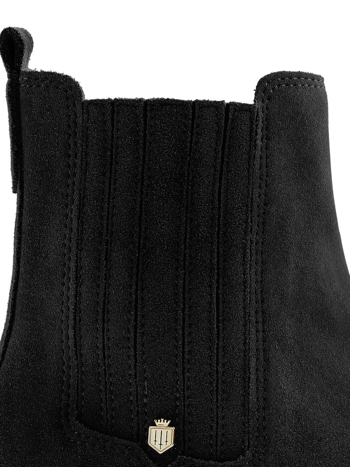 The Rockingham Chelsea Ankle Boot - Black Suede