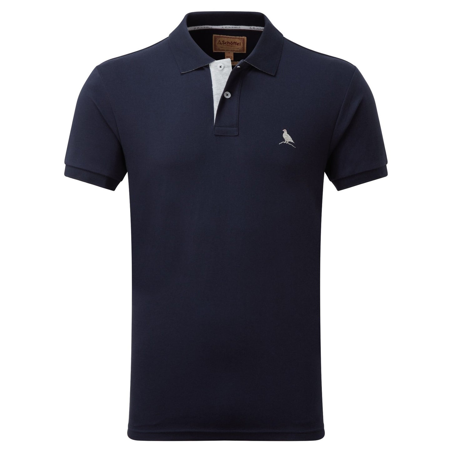 St Ives Jersey Polo Shirt Navy