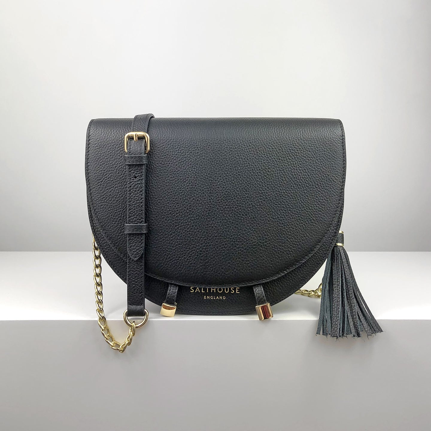 Floriana Grande Crossbody Bag - Black