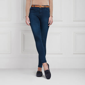 The Henley Women's Driving Shoe - Navy Blue Suede