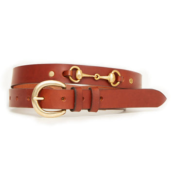 Ascot Bit Belt Cognac