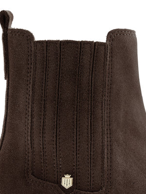 The Rockingham Chelsea Ankle Boot - Chocolate Suede