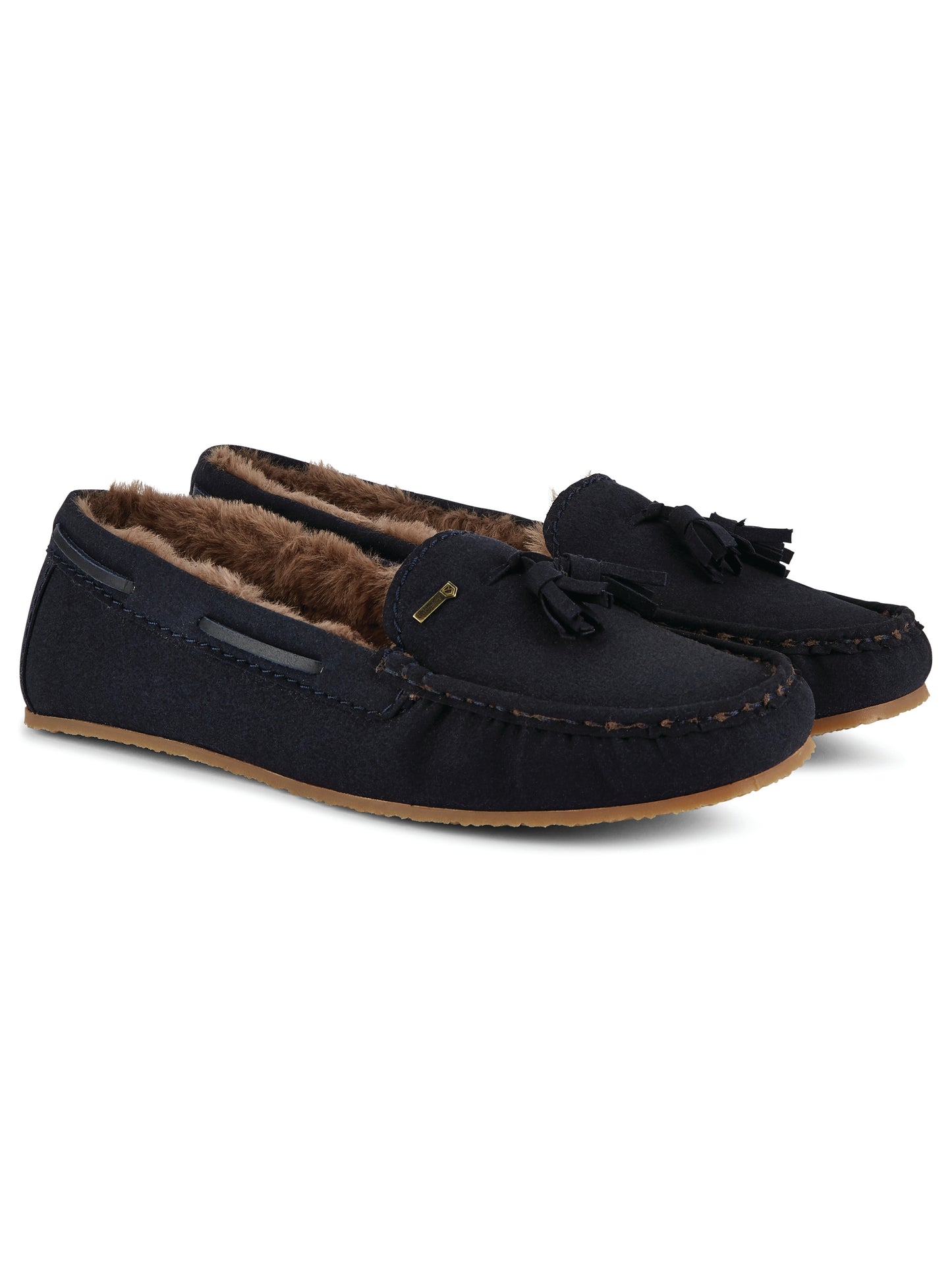 Rosslare Moccasin Slipper - French Navy