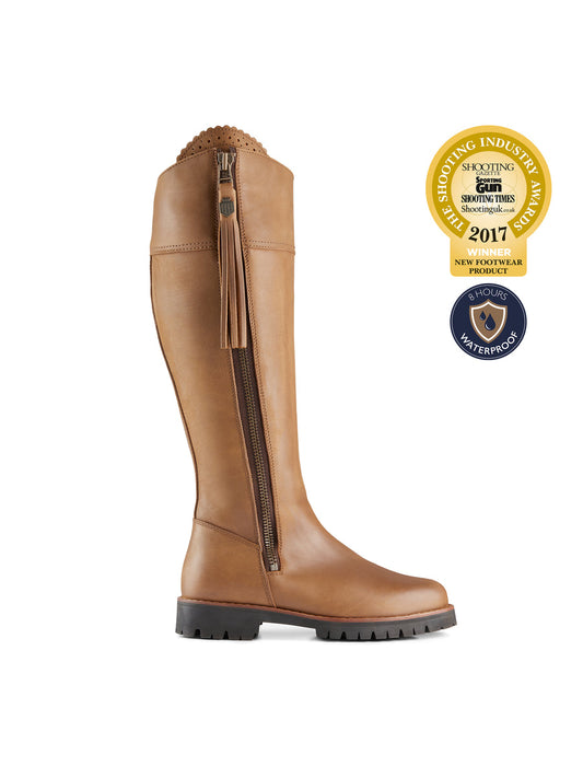 The Explorer Women's Waterproof Boot - Oak Leather, Sporting Calf