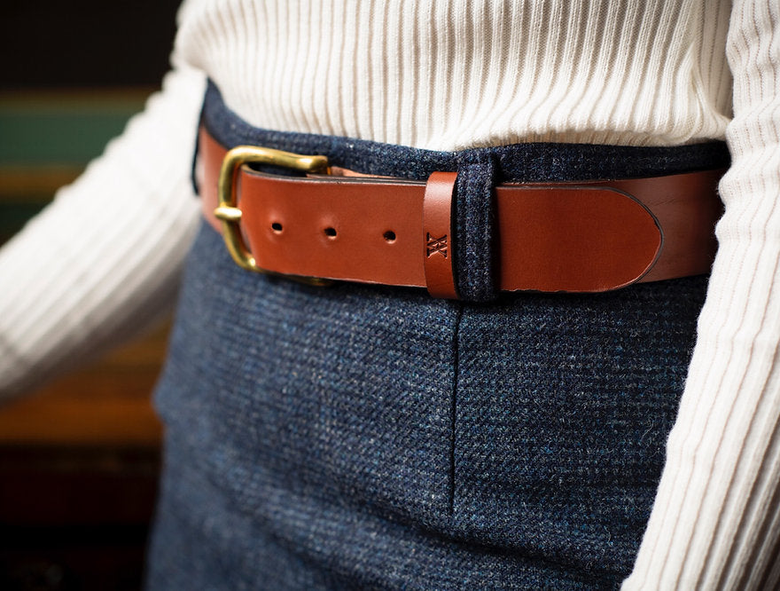 VA Leather Belt Chestnut