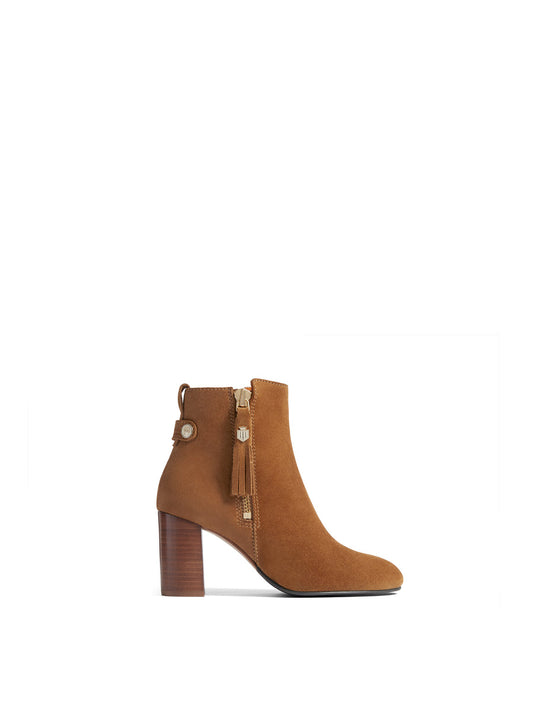 The Oakham Women's Ankle Boot - Tan Suede